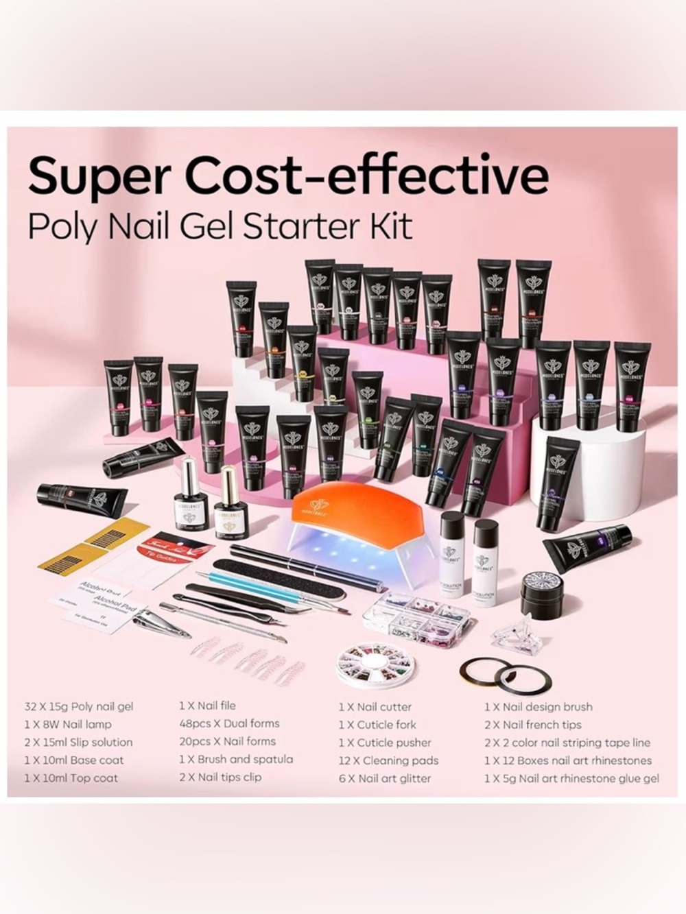 NWT - Modelones Polygel Nail Kit - Picture 8 of 9